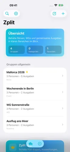 Zplit – Original-Screenshot aus dem App Store